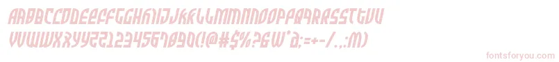 フォントZoneridersemital – ピンクのフォント
