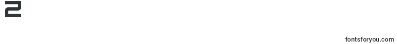 Шрифт KenneySpace – шрифты цифры 2
