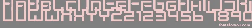 KenneySpace Font – Pink Fonts on Gray Background