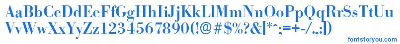 BodoniserialMediumRegular Font – Blue Fonts