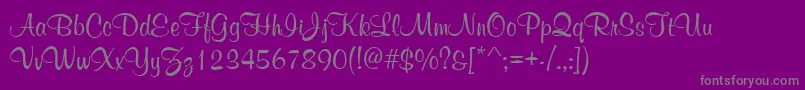 fuente WeddingInvitation2 – Fuentes Grises Sobre Fondo Morado