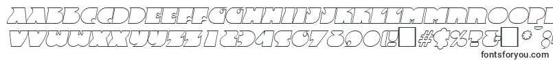 Шрифт FrenzyoutlineItalic – моноширинные шрифты