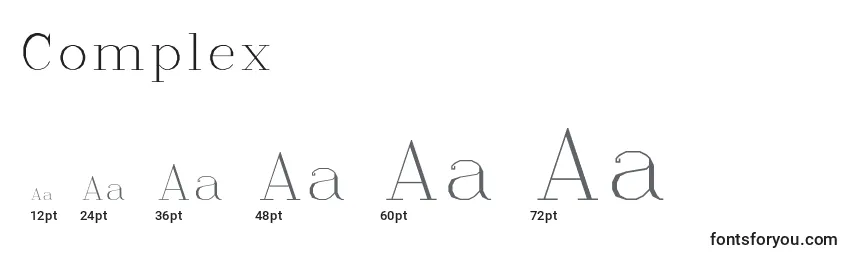 Complex Font Sizes