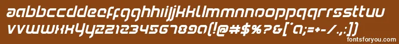 Youngerbloodboldital Font – White Fonts on Brown Background