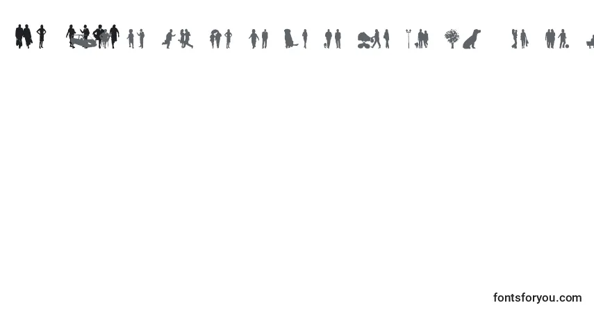 Schriftart NdUrban – Alphabet, Zahlen, spezielle Symbole