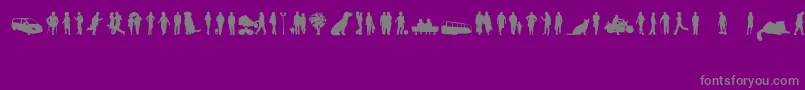 Weitere Informationen zur NdUrban-Schriftart NdUrban-Schriftart – Graue Schriften auf violettem Hintergrund