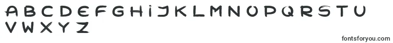 Шрифт Zombiemorning – очень узкие шрифты