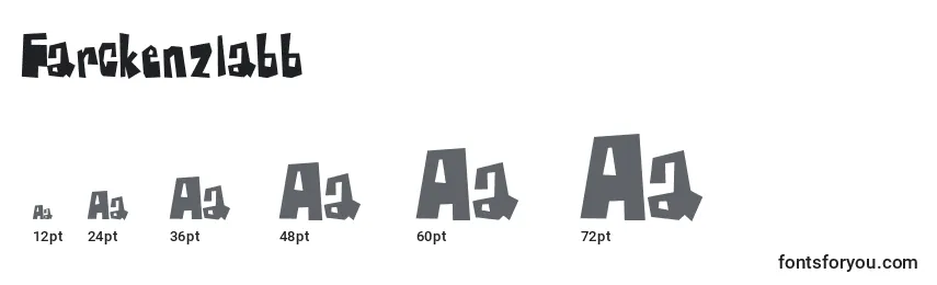 Farckenzlabb Font Sizes