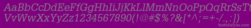 More about InstallationSsiItalic Font InstallationSsiItalic Font – Gray Fonts on Purple Background