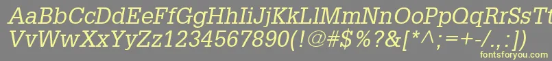 More about InstallationSsiItalic Font InstallationSsiItalic Font – Yellow Fonts on Gray Background