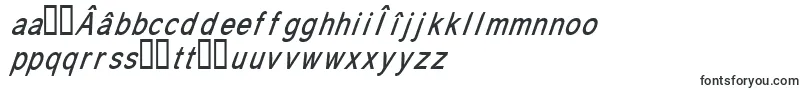 CoronaItalic-Schriftart – rumänische Schriften