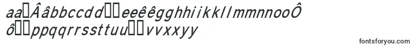 フォントCoronaItalic – ベトナムのフォント