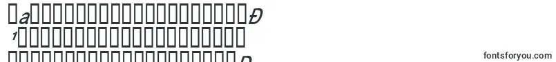 CoronaItalic-fontti – kirgisian fontit