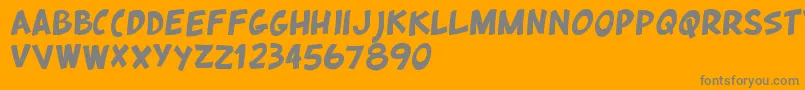 Weitere Informationen zur QuickstyleRegular-Schriftart QuickstyleRegular-Schriftart – Graue Schriften auf orangefarbenem Hintergrund