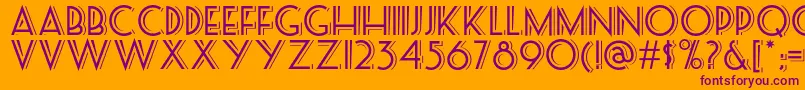 More about Seasideresortnf Font Seasideresortnf Font – Purple Fonts on Orange Background