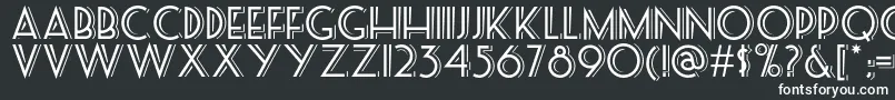 フォントSeasideresortnf – 黒い背景に白い文字