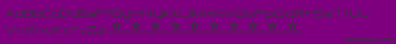Шрифт Savet – чёрные шрифты на фиолетовом фоне