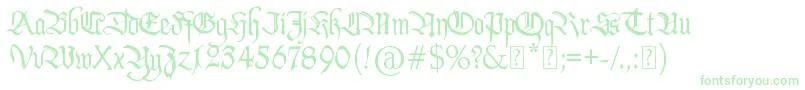 PentagramsCallygraphy Font – Green Fonts