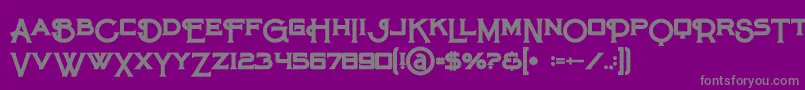 Weitere Informationen zur Maroonbold-Schriftart Maroonbold-Schriftart – Graue Schriften auf violettem Hintergrund