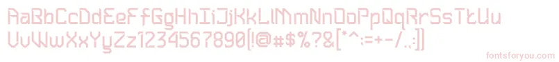 Czcionka Slicedabv2 – różowe czcionki