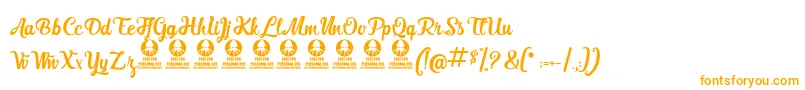 BlancheDeLaFontaine Font – Orange Fonts