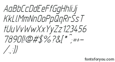 GostTypeAItalic font – GOST Fonts