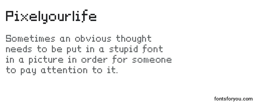 Шрифт Pixelyourlife