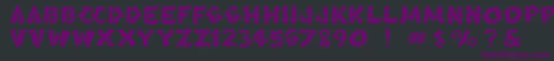 Blacksplinters Font – Purple Fonts on Black Background