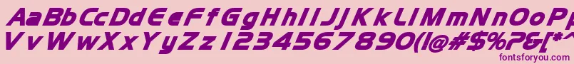 AfPepsi Font – Purple Fonts on Pink Background