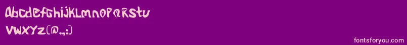 Lisätietoja AlienoidFlux-fontista AlienoidFlux-fontti – vaaleanpunaiset fontit violetilla taustalla