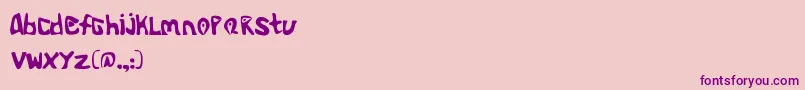 More about AlienoidFlux Font AlienoidFlux Font – Purple Fonts on Pink Background