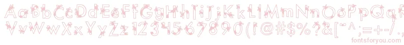 Kbribbonsandbows Font – Pink Fonts