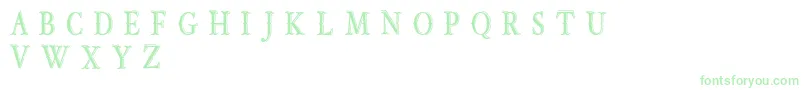 OldBobDemoJunior Font – Green Fonts on White Background