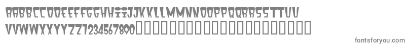Fenixhea-fontti – harmaat kirjasimet valkoisella taustalla