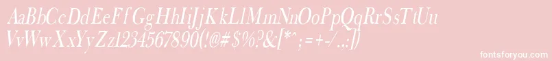 FradnaI Font – White Fonts on Pink Background