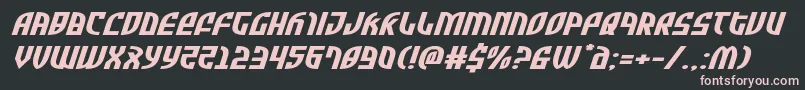 More about Zoneriderxtraexpandital Font Zoneriderxtraexpandital Font – Pink Fonts on Black Background