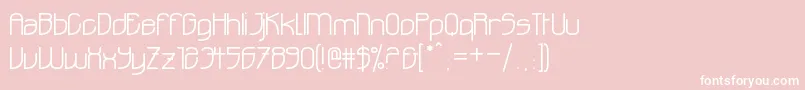 Ohdoad Font – White Fonts on Pink Background