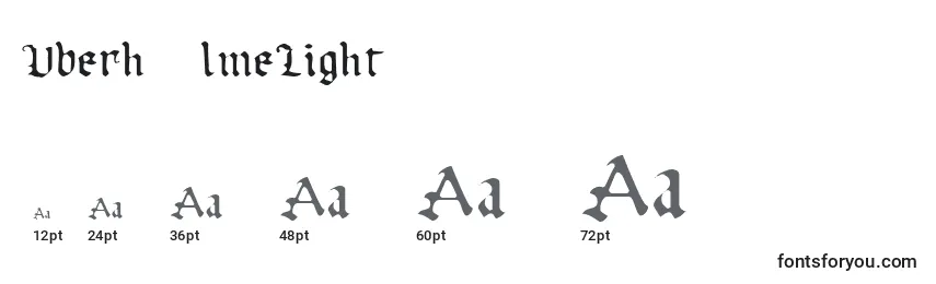 UberhГ¶lmeLight Font Sizes