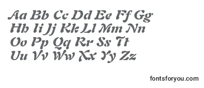 PaletteBlackSsiBlackItalic-fontti