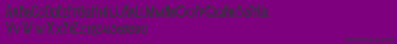 TheGoldsmithVintage Font – Black Fonts on Purple Background