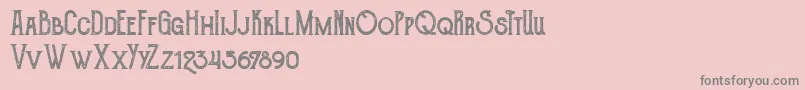 TheGoldsmithVintage-Schriftart – Graue Schriften auf rosa Hintergrund