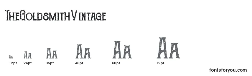 TheGoldsmithVintage (88995) Font Sizes