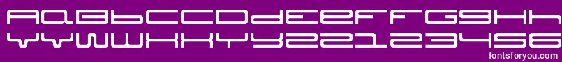 Septober Font – White Fonts on Purple Background