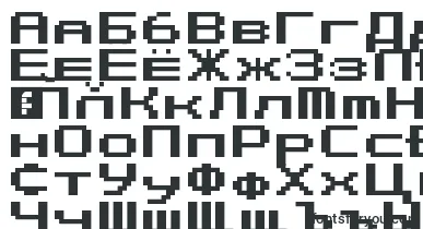 FZeroGbaText1 font – russian Fonts