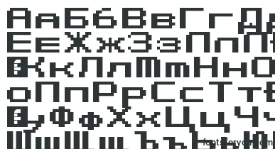 FZeroGbaText1 font – bulgarian Fonts