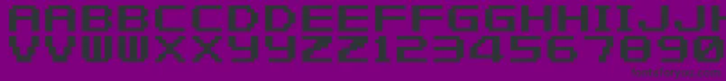 FZeroGbaText1 Font – Black Fonts on Purple Background