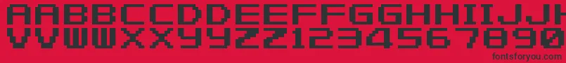 Más sobre la fuente FZeroGbaText1 fuente FZeroGbaText1 – Fuentes Negras Sobre Fondo Rojo