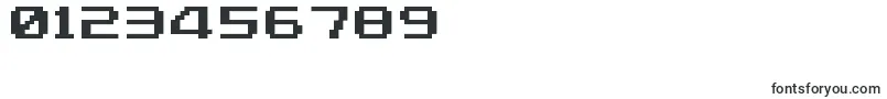 Fonte FZeroGbaText1 – fontes para números e dígitos