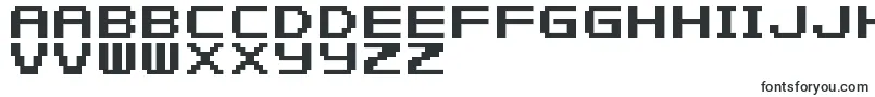 Шрифт FZeroGbaText1 – английские шрифты