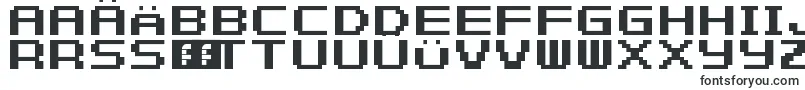 Шрифт FZeroGbaText1 – немецкие шрифты